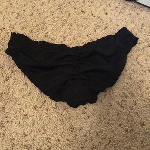 black bikini bottoms NEVER WORN